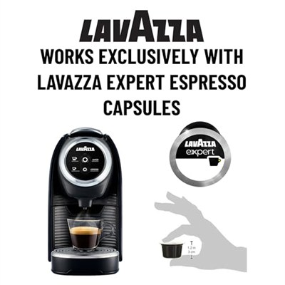 Lavazza BLUE Classy Mini Tekli Servis Espresso Kahve Makinesi LB 300, 5,3 inç x 13 inç x 10,2 inç 2 Kahve seçimi: basit dokunmatik kontroller, 1 programlanabilir ücretsiz doz ve 1 ön set