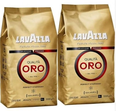 Lavazza Qualita Oro Çekirdek Kahve 1 KG X 2 Adet