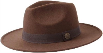 laviyonsa Camel Kovboy Keçe Şapka Unisex-1