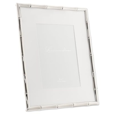Lawrence Frames Bambu Tasarım Metal Çerçeve, 8x10, Mat 5x7, Gümüş