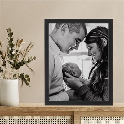Lawrence Frames Black Wood Certificate Picture Frame, Gallery Collection, 22cm by 28cm - Seçenekler: 2.5x3.5, 4x5, 4x6, 6x8, 8x10, 8x12, 8.5x11