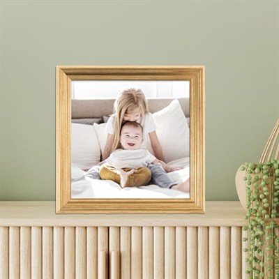 Lawrence Frames Sutter resim çerçevesi, 20,3 x 20,3 cm, altın rengi