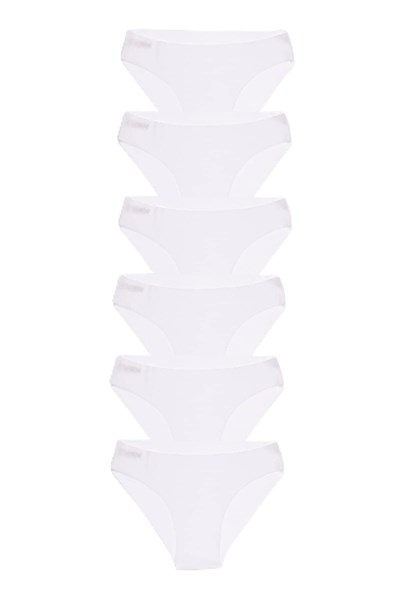 lazer dikişsiz seamless 6 lı külot (BEYAZ/M/L)