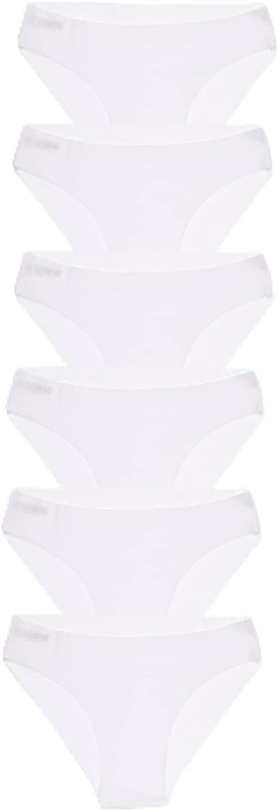 lazer dikişsiz seamless 6 lı külot (BEYAZ/M/L)