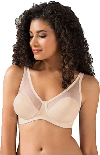 Le Jardin 9200 Linda Tül Toparlayacı Sütyen B-C Soft Cup Sütyen 85C Ten