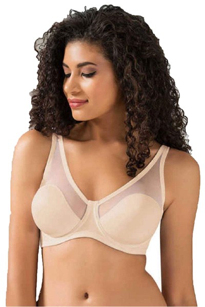 Le Jardin 9200 Linda Tül Toparlayacı Sütyen B-C Soft Cup Sütyen 85C Ten
