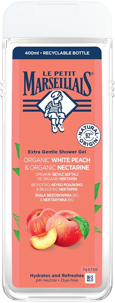 Le Petit Marseillais Beyaz Şeftali ve Nektarin Duş Jeli 400 Ml