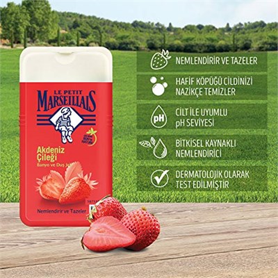 Le Petit Marseillais Duş Jeli Akdeniz Çileği (250 ml)