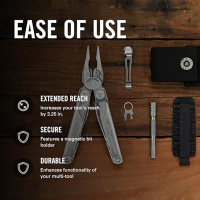 Leatherman Bit Driver Extender - Metalik