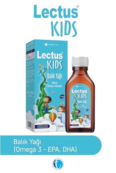 Lectus Kids Balık Yağı Karışık Meyve Aromalı