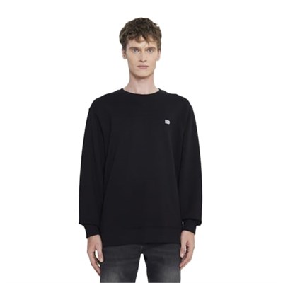 Lee Bisiklet Yaka Erkek Sweatshirt Siyah M