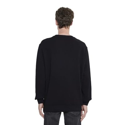 Lee Bisiklet Yaka Erkek Sweatshirt Siyah S