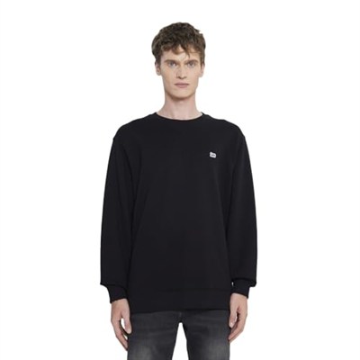 Lee Bisiklet Yaka Erkek Sweatshirt Siyah S