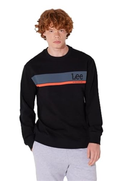 Lee Bisiklet Yaka Sweatshirt Sweatshirt Erkek