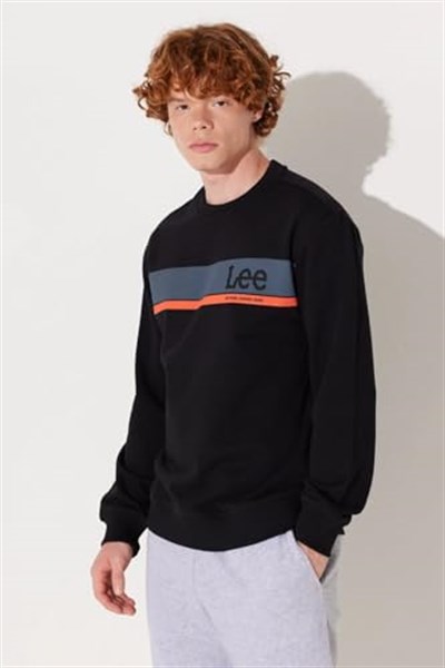 Lee Bisiklet Yaka Sweatshirt Sweatshirt Erkek