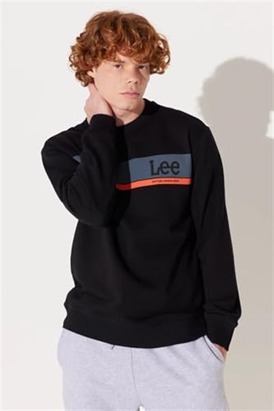 Lee Bisiklet Yaka Sweatshirt Sweatshirt Erkek