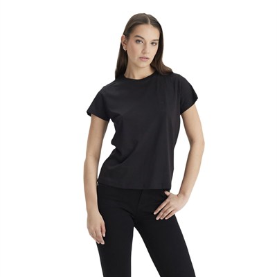 Lee Bisiklet Yaka T-shirt T-shirt Kadın