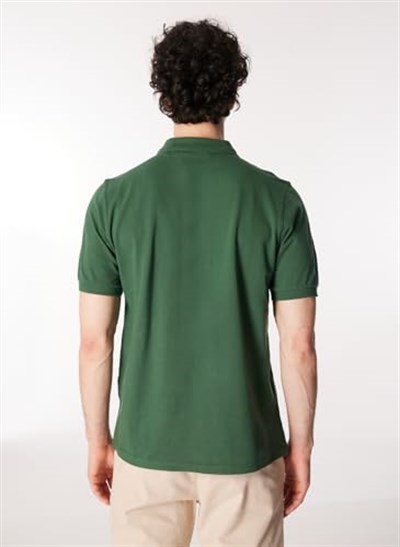 Lee Cooper Erkek Twıns 1 Pike Polo Yaka T-Shırt 242025 Koyu Yeşil