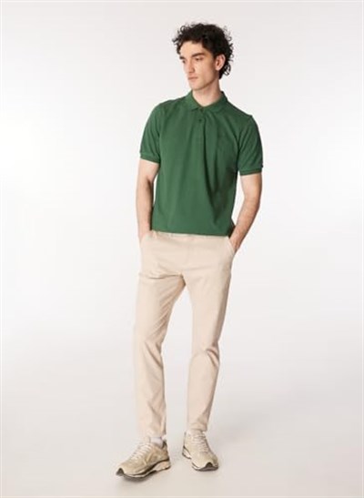 Lee Cooper Erkek Twıns 1 Pike Polo Yaka T-Shırt 242025 Koyu Yeşil