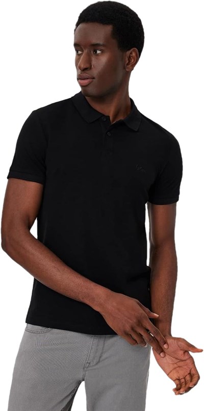 Lee Cooper Erkek Twıns Polo Yaka T-Shirt 242048 Siyah