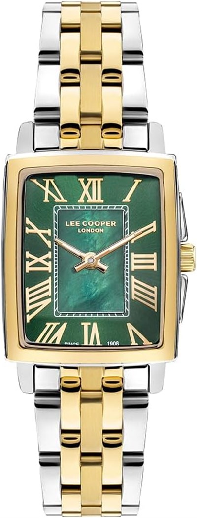 Lee Cooper LC07940 6 Renk Kadın Kol Saati Altın-Yeşil (Gold-Green)