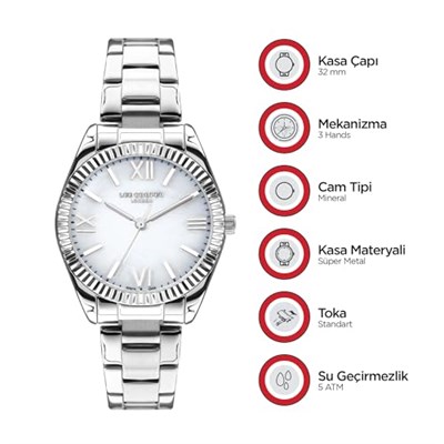 LEE COOPER, QUARTZ, 32MM, 3ATM, KADIN KOL SAATİ, LC07459