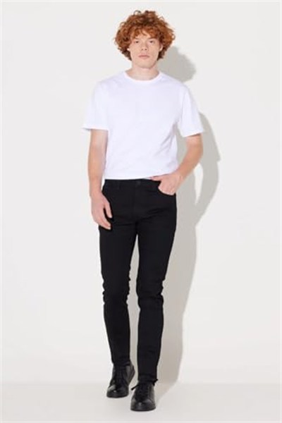 Lee Malone Jean Pantolon Gündelik Pantolon Erkek