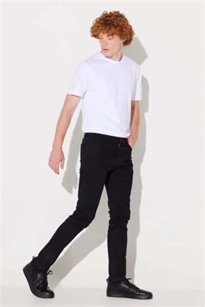 Lee Malone Jean Pantolon Gündelik Pantolon Erkek