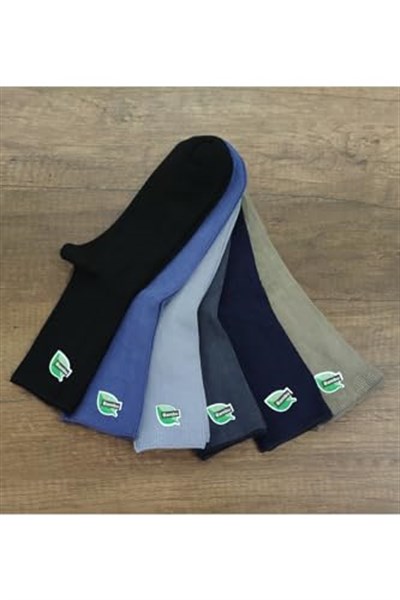Leement socks Çocuk 6 Çift Bambu Soket Çorap Okul Çorabı Dikişsiz Burun Kaliteli Orta Kalın Asorti -1
