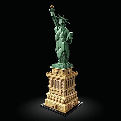 LEGO Architecture Özgürlük Heykeli 21042 - Seyahat, Tarih ve Mimari Seven Yetişkinler için Sergilenebilir Yapım Seti (1685 Parça)