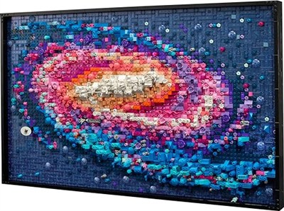 LEGO Art Samanyolu Galaksisi 31212 - Yetişkinler için Koleksiyonluk Yaratıcı Tablo Modeli Yapım Seti (3091 Parça)