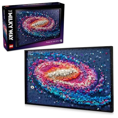 LEGO Art Samanyolu Galaksisi 31212 - Yetişkinler için Koleksiyonluk Yaratıcı Tablo Modeli Yapım Seti (3091 Parça)