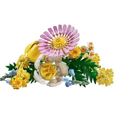 LEGO Botanicals Küçük Sarı Buket 10347-9 Yaş ve Üzeri Kız ve Erkek Çocuklar için Papatya, Şakayık ve Lale Dahil Yapay Çiçekler İçeren Yaratıcı Dekoratif Çiçek Buketi Yapım Seti (373 Parça)