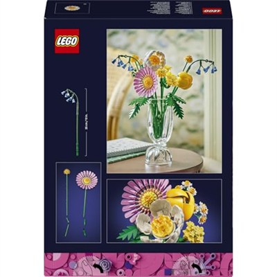 LEGO Botanicals Küçük Sarı Buket 10347-9 Yaş ve Üzeri Kız ve Erkek Çocuklar için Papatya, Şakayık ve Lale Dahil Yapay Çiçekler İçeren Yaratıcı Dekoratif Çiçek Buketi Yapım Seti (373 Parça)