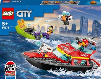 LEGO City İtfaiye Kurtarma Teknesi 60373-5 Yaş ve Üzeri Uygulamalı Oyunları Seven Çocuklar için Oyuncak Yapım Seti (144 Parça)