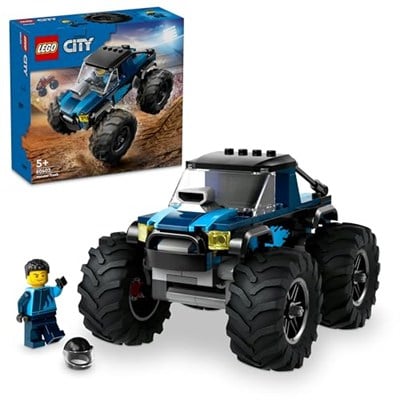 LEGO City Mavi Canavar Kamyon 60402-5 Yaş ve Üzeri Çocuklar için Kamyonet İçeren Yaratıcı Oyuncak Yapım Seti (148 Parça)