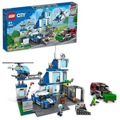 LEGO City Polis Merkezi 60316-6 Yaş ve Üzeri Çocuklar için Oyuncak Yapım Seti (668 Parça)