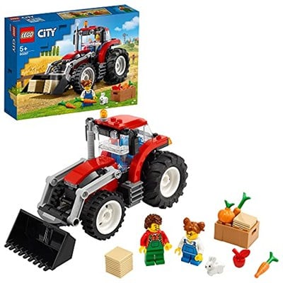 LEGO City Traktör 60287-5 Yaş ve Üzeri Çocuklar İçin Çiftçi Minifigürü İçeren Yaratıcı Oyuncak Yapım Seti(148 Parça)