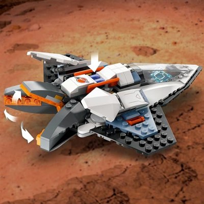 LEGO City Yıldızlararası Uzay Gemisi 60430-6 Yaş ve Üzeri Kız ve Erkek Çocukları için Astronot Minifigürü İçeren Yaratıcı Oyuncak Seti, Çocuklar için Doğum Günü Hediyesi Fikri (240 Parça)