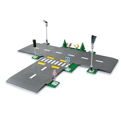 LEGO City Yol Zeminleri 60304 Yapım Seti; Çocuklar için Harika bir Yapım Seti (112 Parça)