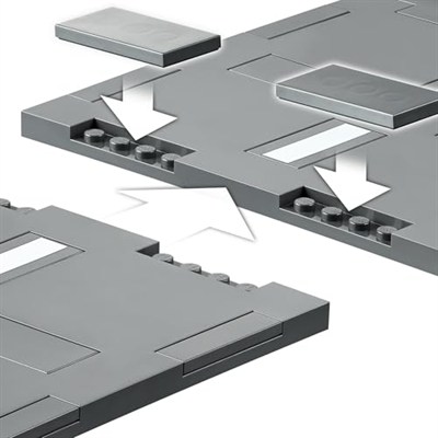 LEGO City Yol Zeminleri 60304 Yapım Seti; Çocuklar için Harika bir Yapım Seti (112 Parça)