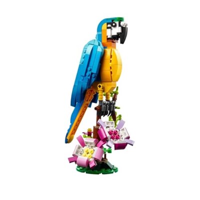 LEGO Creator Egzotik Papağan 31136-7 Yaş ve Üzeri Çocuklar için Papağan, Balık ve Kurbağa Modelleri İçeren Yaratıcı Oyuncak Yapım Seti (253 Parça)