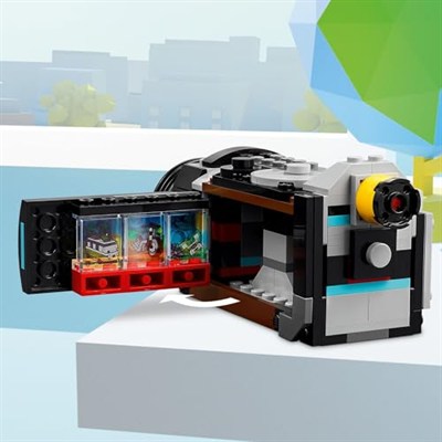 LEGO Creator Retro Fotoğraf Makinesi 31147-8 Yaş ve Üzeri Çocuklar için Televizyon ve Video Kamera Model Seçenekleri İçeren 3’ü 1 Arada Yaratıcı Oyuncak Yapım Seti, Doğum Günü Hediyesi (261 Parça)