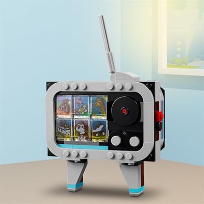 LEGO Creator Retro Fotoğraf Makinesi 31147-8 Yaş ve Üzeri Çocuklar için Televizyon ve Video Kamera Model Seçenekleri İçeren 3’ü 1 Arada Yaratıcı Oyuncak Yapım Seti, Doğum Günü Hediyesi (261 Parça)