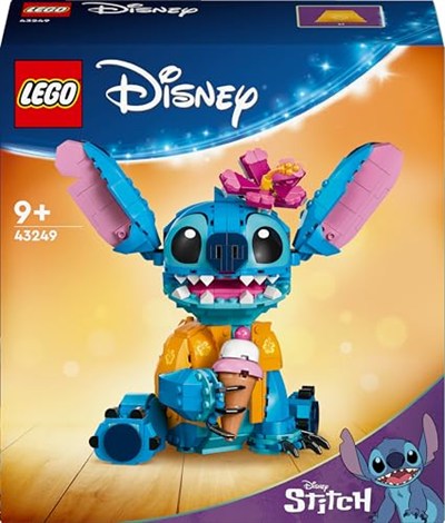LEGO ǀ Disney Stiç 43249-9 Yaş ve Üzeri Çocuklar için Dondurma Külahlı İnşa Edilebilen Yaratıcı Oyuncak Yapım Seti (730 Parça)