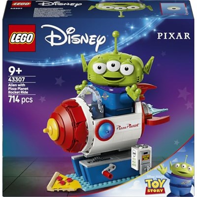 LEGO Disney ve Pixar Oyuncak Hikayesi Pizza Gezegeni Roketli Uzaylı 43307 | 9 Yaş ve Üzeri Çocuklar için Roket Makinesi ve Sürpriz Detaylar İçeren Yaratıcı Oyuncak Yapım Seti, Hediye Fikri (714 Parça)