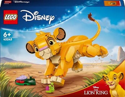 LEGO ǀ Disney Yavru Aslan Kral Simba 43243 – 6 Yaş ve Üzeri Çocuklar İçin İnşa Edilebilen Yaratıcı Oyuncak Yapım Seti (222 Parça)