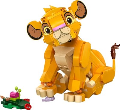 LEGO ǀ Disney Yavru Aslan Kral Simba 43243 – 6 Yaş ve Üzeri Çocuklar İçin İnşa Edilebilen Yaratıcı Oyuncak Yapım Seti (222 Parça)