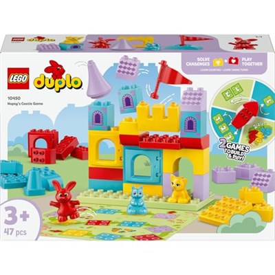 LEGO DUPLO Hopsy’nin Kale Oyunu 10450 – 3 Yaş ve Üzeri Hayvansever Çocuklar için 3 Figürlü Hayal Gücü Geliştiren Eğitici Oyuncak Yapım Seti, Doğum Günü Hediyesi (47 Parça)