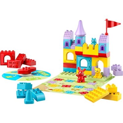 LEGO DUPLO Hopsy’nin Kale Oyunu 10450 – 3 Yaş ve Üzeri Hayvansever Çocuklar için 3 Figürlü Hayal Gücü Geliştiren Eğitici Oyuncak Yapım Seti, Doğum Günü Hediyesi (47 Parça)